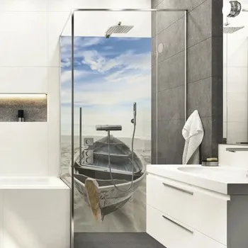 Obklad Obkladový panel do koupelny mySpotti Shower Beach & Boat 255x150 cm SH-255100-1935-HB