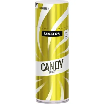 Stavebniny Lak ve spreji Maston Candy Effect Sour Yellow žlutý, průhledný 400 ml