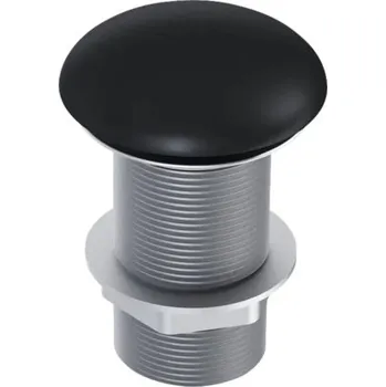 Sifon Výpusť Jungborn CLICK CLACK pro umyvadlo bez přepadu 1 1/4" černá 169446