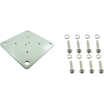 Příslušenství pro plot Podlahová deska se sadou šroubů