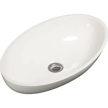 Umyvadlo VIMA 51x30 cm litý mramor