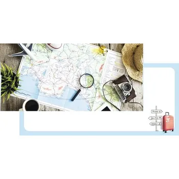 Obálka Dárková obálka na peníze Cestování 21,8x10,9 cm