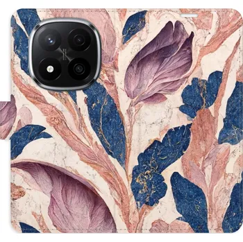 Pouzdro na mobilní telefon Flipové pouzdro iSaprio - Old Leaves 02 - Xiaomi Redmi Note 14 Pro 5G/14 Pro+ 5G