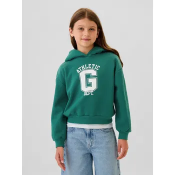Dámská mikina GAP Dětská mikina s logem - Holky GAP zelená 2916777