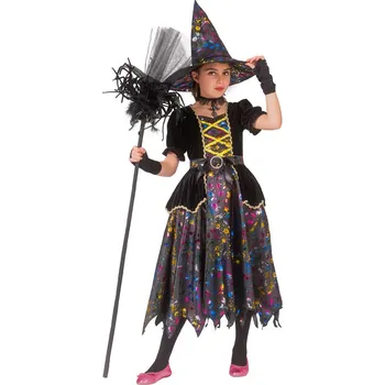 Karnevalový kostým Kostým čarodějnice Wanda, velikost 116