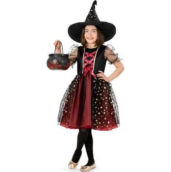 Karnevalový kostým Kostým čarodějnice Glory, velikost 116