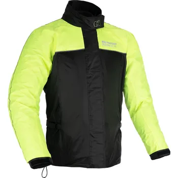 Bunda RAIN SEAL, OXFORD (černá/žlutá fluo, vel. 5XL) OXFORD M162-89-5XL