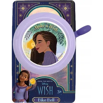 Zvonek na kolo Zvonček na kolo na řídítka koloběžky Wish Přání