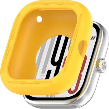 VSECHNONAMOBIL 104548 TPU HALF COVER Kryt pro Xiaomi Redmi Watch 5 žlutý