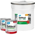 HET Soldecol PUR SG - 3v1 vodou rěditelná polyuretanová 2K antikorozní barva na kov a tužidlo 5.6 l (5 l + 2 x 300 ml tužidlo) Bílá