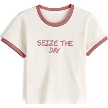 Dámské tričko GATE Zkrácené bavlněné tričko 32 225-1030/1140