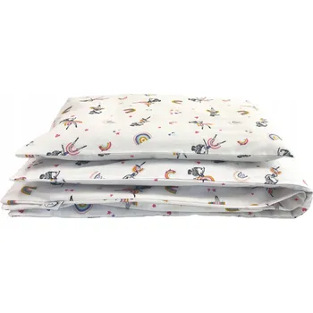 Povlečení Sada povlečení Poldaun 135 x 100 cm bílá