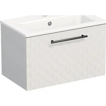 Koupelnový nábytek Koupelnová skříňka s umyvadlem Intedoor TRENTA 60 cm bílá matná TRE MINI 60 1Z B B073