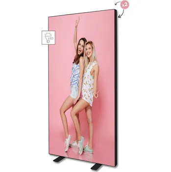 Reklamní LED panel MH Technic s.r.o. Světelný panel LED BOX™ 100X250 cm - černý