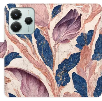 Pouzdro na mobilní telefon Flipové pouzdro iSaprio - Old Leaves 02 - Xiaomi Redmi Note 14 5G