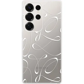 Pouzdro na mobilní telefon Odolné silikonové pouzdro iSaprio - Fancy - white - Samsung Galaxy S25 Ultra