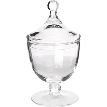 Dóza na potraviny DÓZA NA BONBONY SKLENĚNÁ VÝŠKA - 26CM ŠÍŘKA - 13.5CM.