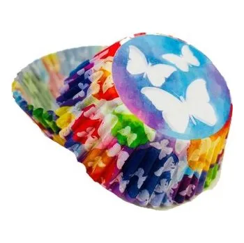 Formička Košíčky na muffiny motýli (50 ks) - Alvarak