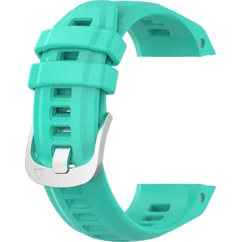Příslušenství k chytrým hodinkám VSECHNONAMOBIL 60458 SILICONE Řemínek pro Garmin Instinct 2S tyrkysový