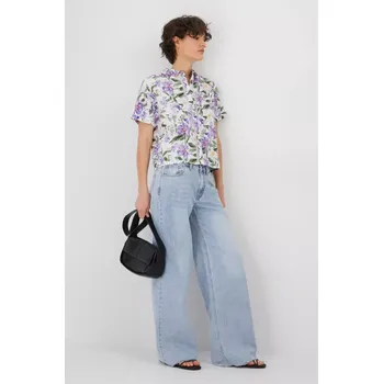 Košile s příměsí lnu Medicine RS25.KKD070 béžová 01A, vel. S