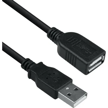 Prodlužovací kabel DPM PRODLUŽOVACÍ KABEL USB-A, 1,5 M, ČERNÝ [EN120]