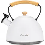 Kamille Konvice čajník 2,5 l nerez/bílá