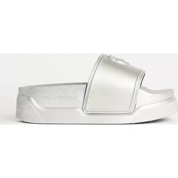 Dámské pantofle Pantofle Karl Lagerfeld KONDOMINIUM dámské, stříbrná barva, na platformě, KL88819 KL88819.VSL SLV, EUR 38