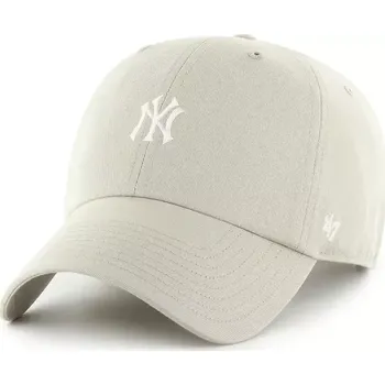 Kšiltovka Kšiltovka 47 brand MLB New York Yankees šedá barva, hladká, B-FNDTN17GWS-F5A B.FNDTN17GWS.F5A 09X, vel. ONE SIZE