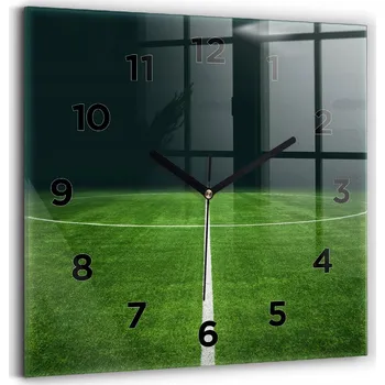 Hodiny Skleněné hodiny s motivem Tichý mechanismus Loft Nástěnný Hřiště