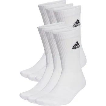 Pánské ponožky adidas C Spw Crw 6p Crew Sock Unisex Kids White/Black 7.5 - 9.5k