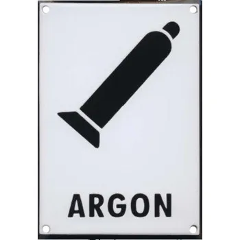 ARGON 210x149mm - smaltovaná tabulka