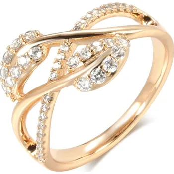 Prsten Propletený prsten květiny Barva (Varianta): Z0456, Velikost prstenu: 8 (57,1 mm)