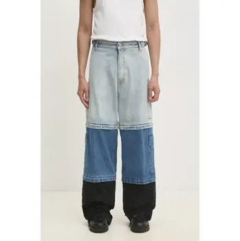 Dámské džíny Džíny VETEMENTS Deconstructed Triple Cargo, 33, modrá, 50X