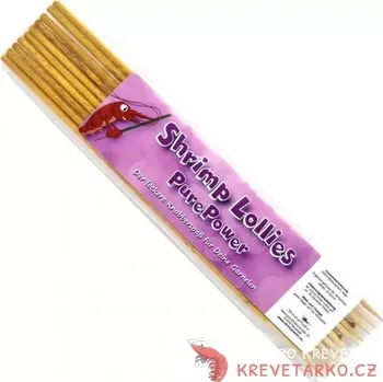 Krmivo pro rybičky Shrimp Lollies Květový pil sušený 10ks