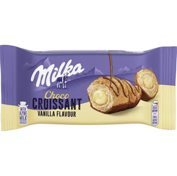 Trvanlivě pečivo Milka Croissants vanilková příchuť 50 g
