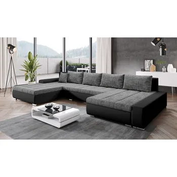 Sedací souprava Rozkládací sedací souprava do U SAPENZIE M1100/BE01 s úložným prostorem, levá