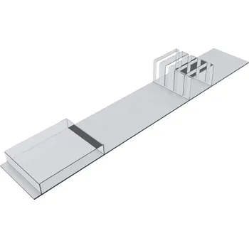 Příborník do zásuvky Příslušenství Wood Line - držák na nože z nerezové oceli (otvory pro 4 čepele), PLE PC