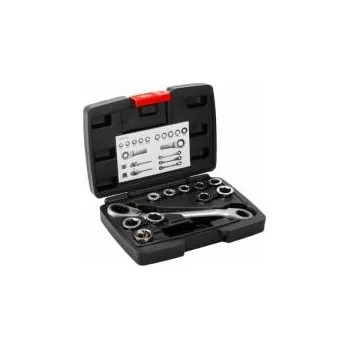 Klíč Klíč ráčnový s vložkami 8-19mm, ráčnový klíč 8mm až 19mm s redukčními