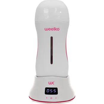 Přípravek na depilaci a epilaci Ohřívač a aplikátor depilačního vosku Weelko OneWax - bílo-růžový (WKE025) + dárek zdarma