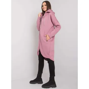 Dámská mikina Dámská mikina s kapucí v tmavě růžové RV-