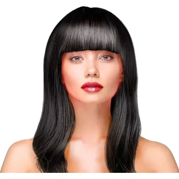 Karnevalová paruka Paruka černá - dlouhá