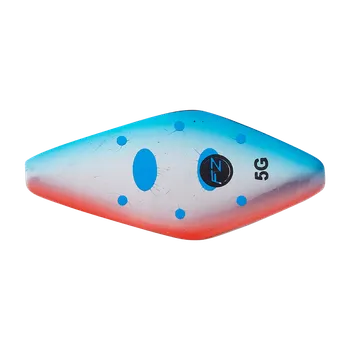 Umělá nástraha DAM Effzett plandavka Pro Trout Inline Spoon Blue Red Smolt gramáž: 6.5g - 4.9cm