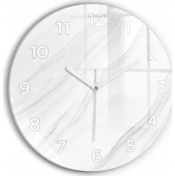 Hodiny Nástěnné hodiny Wallfluente bílé 30 cm