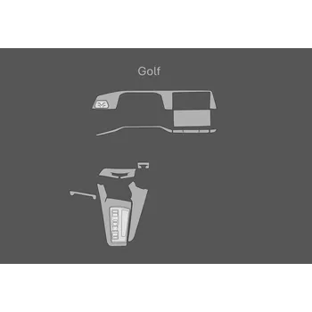 Polep vozidla JEM PPF předřezaná fólie interiér Volkswagen Golf Matná-satin