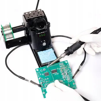 Páječka Pájecí stanice Yihua 926 LED III 130W s držáky s husím krkem