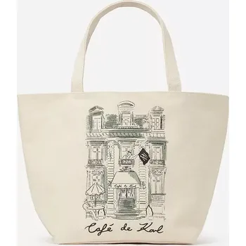 Kabelka Oboustranná kabelka Karl Lagerfeld béžová barva, A2W50003 01X, vel. ONE SIZE