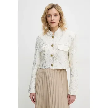 Pánská softshellová bunda Bunda Answear.LAB bílá barva, přechodná v2552a.fos 00X, vel. XS