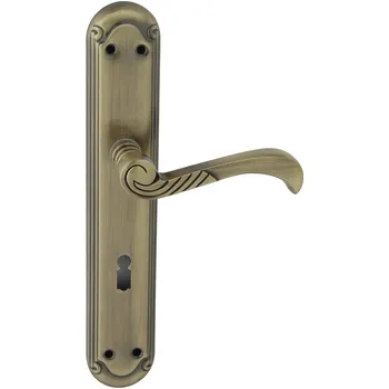 Dveřní kování DOMINO Dveřní štítové kování CASABLANKA - BB 72 M3 hnědá grafiatto