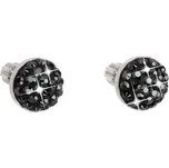 EVOLUTION GROUP CZ Stříbrné náušnice s krystaly Crystals from Swarovski® HEMATITE - 31336.5 hematite