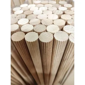 Hmoždinka tyčovina, týbl 6mm rovně rýhovaná BUK, délka 1m